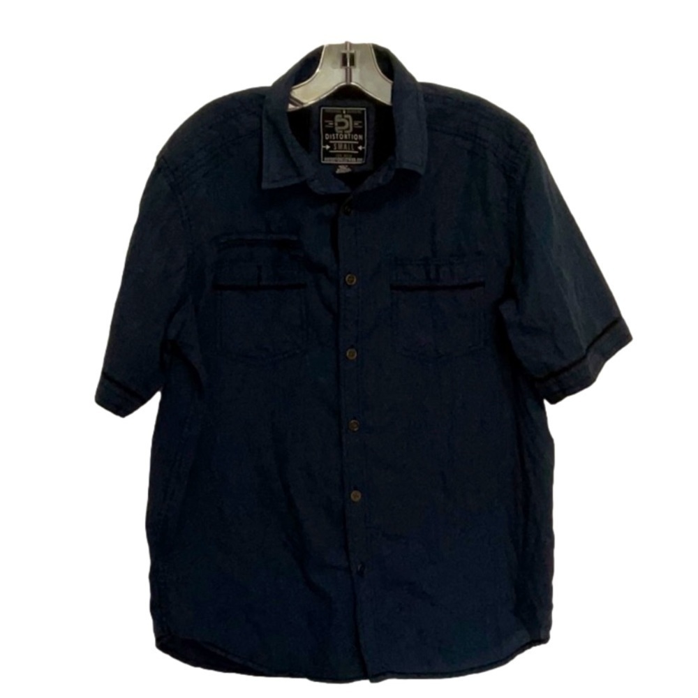 DISTORTION Boy’s Button Down Shirt